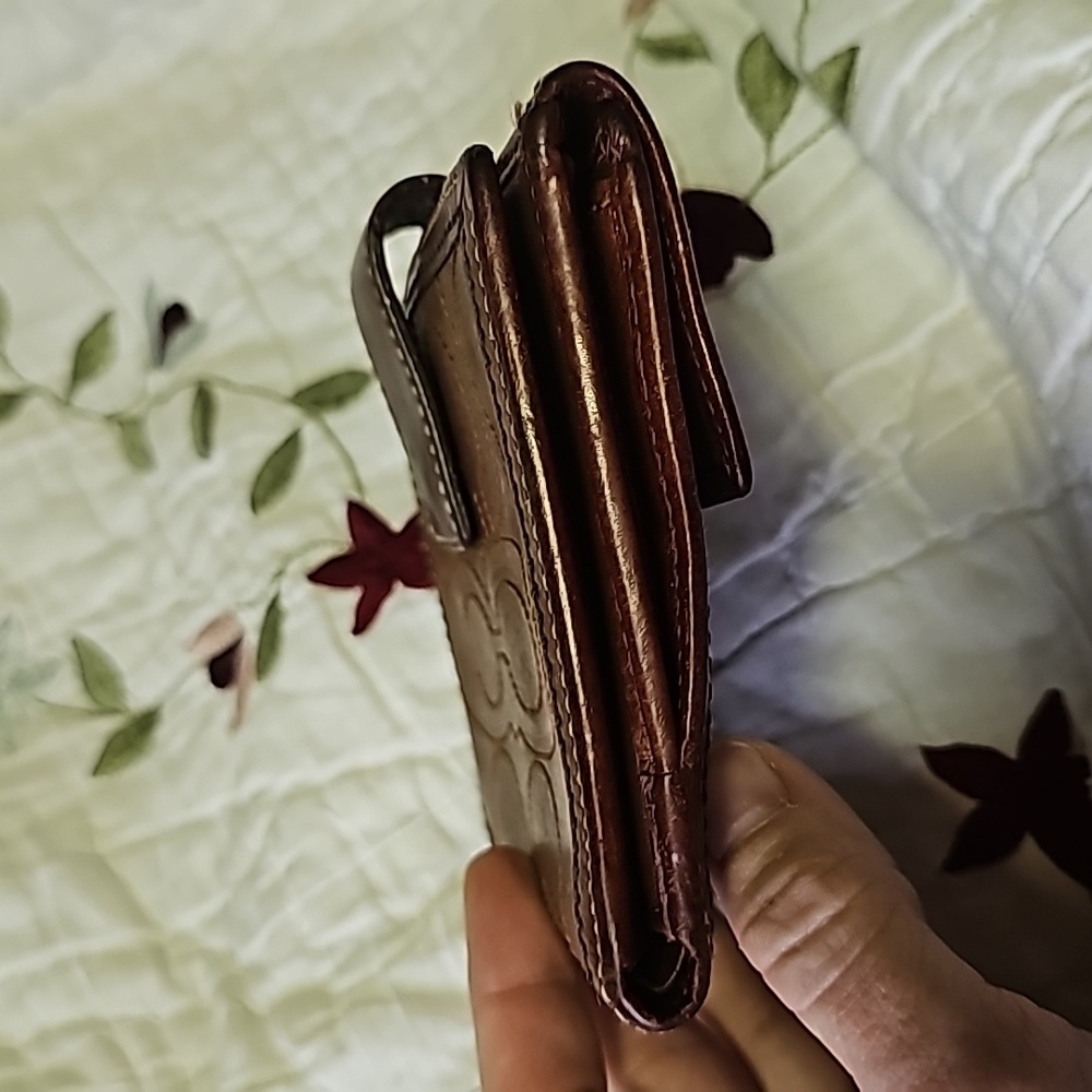 Coach Signature Leather Wallet - Picture 13 of 17